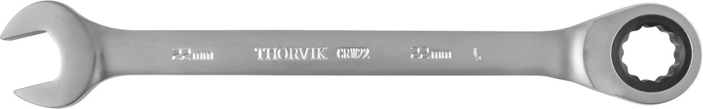 Ключ гаечный комбинированный трещоточный, 22 мм - Thorvik CRW22
