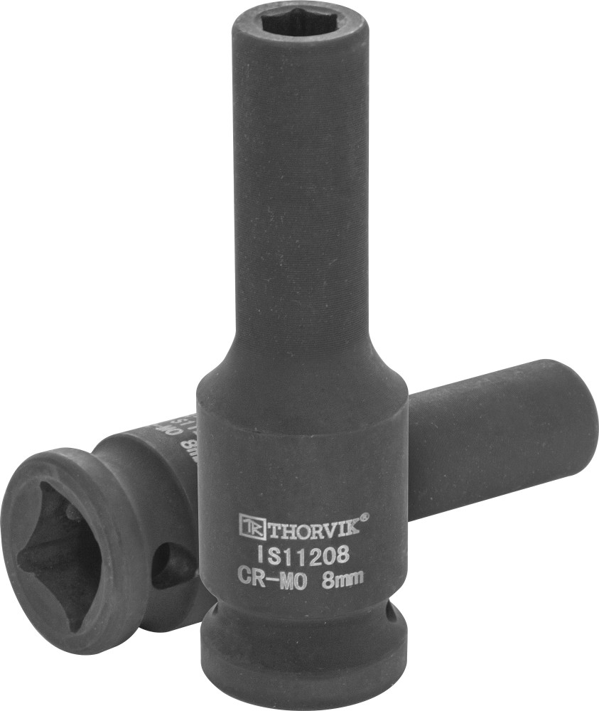 Головка торцевая ударная глубокая 1/2 DR, 8 мм мм - Thorvik IS11208