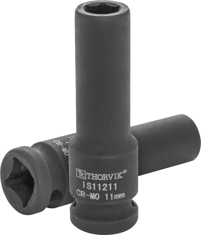 Головка торцевая ударная глубокая 1/2 DR, 11 мм мм - Thorvik IS11211
