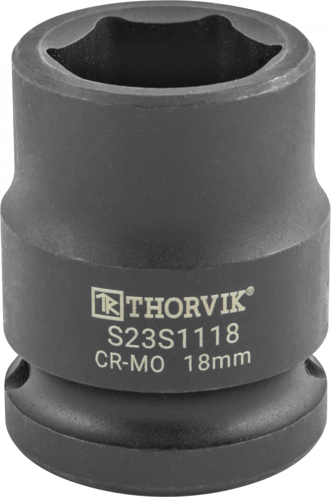 Головка торцевая ударная 1/2 DR, 18 мм - Thorvik S23S1118