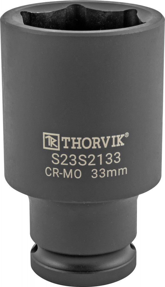 Головка торцевая ударная глубокая 1/2 DR, 33 мм мм - Thorvik S23S2133
