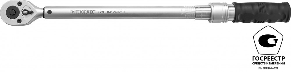 Ключ динамометрический двусторонний 1/2 DR, 40-210 Нм - Thorvik TWBDM1240210