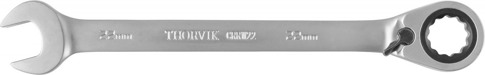 Ключ гаечный комбинированный трещоточный с реверсом, 22 22 мм - Thorvik CRRW22