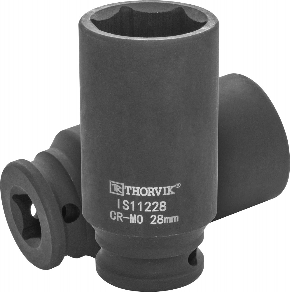 Головка торцевая ударная глубокая 1/2 DR, 28 мм мм - Thorvik IS11228