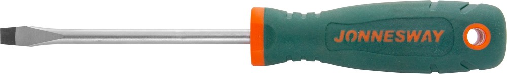 Отвертка стержневая шлицевая anti-slip grip, SL6.5х100 мм мм - JONNESWAY D77S6100