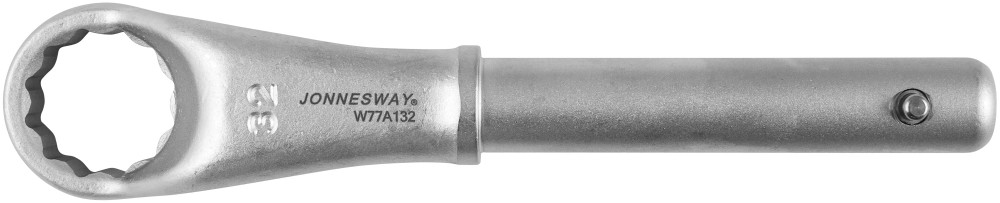 Ключ накидной усиленный, 32 мм, d21.5/235 мм мм - JONNESWAY W77A132