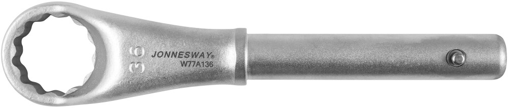 Ключ накидной усиленный, 36 мм, d21.5/245 мм мм - JONNESWAY W77A136