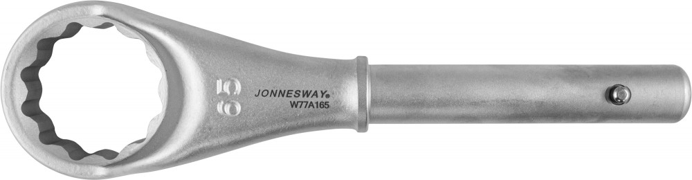 Ключ накидной усиленный, 65 мм, d29.5/355 мм мм - JONNESWAY W77A165