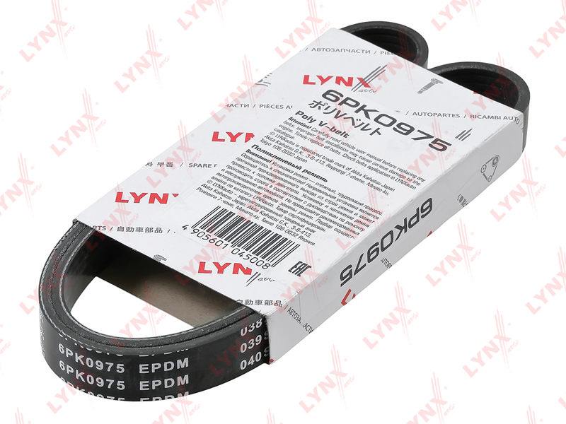 6pk0975 Ремень поликлиновый (epdm) - LYNXauto 6PK0975-SP