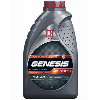 5w-40 genesis armortech, 1л, (синт.мотор.масло) - Лукойл 2255947