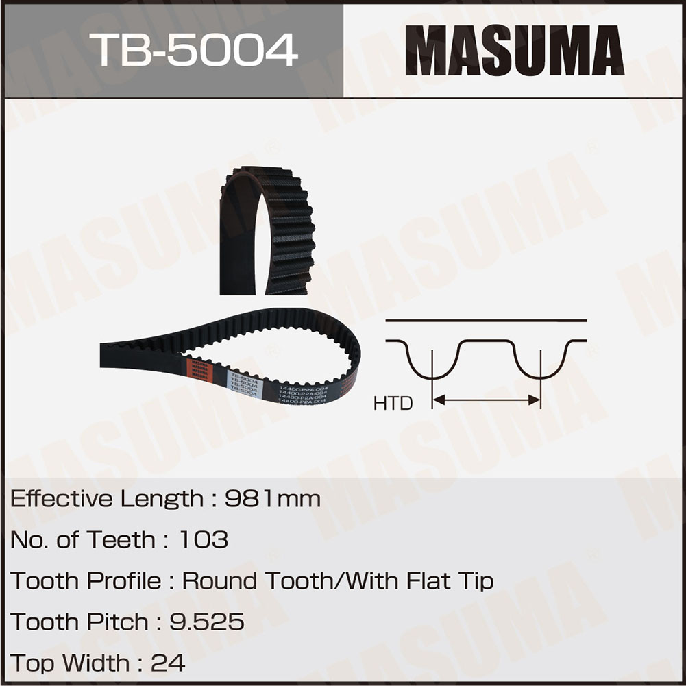 Ремень грм Masuma TB-5004 1101₽