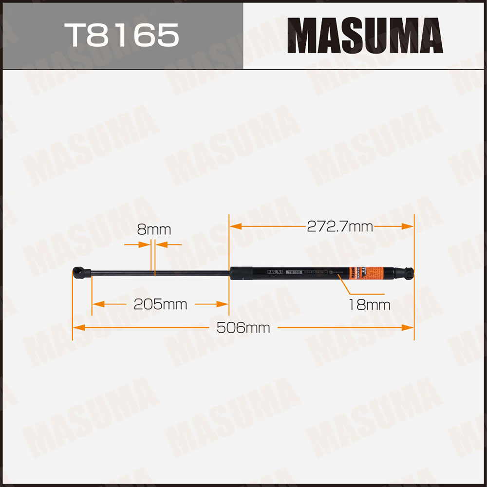 Упор газовый капота Masuma T8165