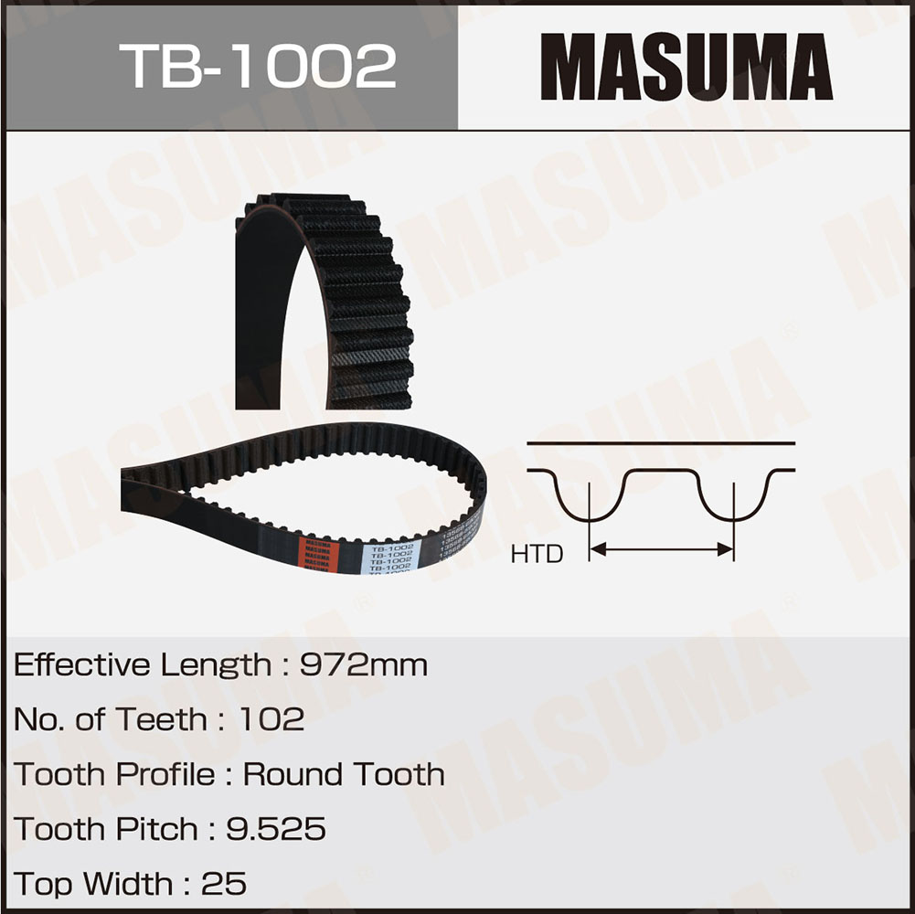 Ремень грм Masuma TB-1002 2492₽