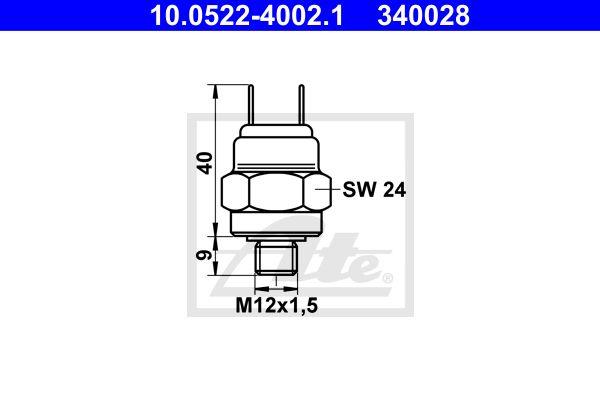 Датчик тормозной системы - ATE 10.0522-4002.1