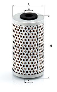Фильтр гидравлический системы гидроусилителя руля - Mann H 601/6 (10)