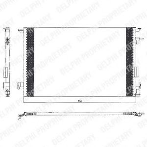 Конденсатор кондиционера  - Delphi TSP0225463