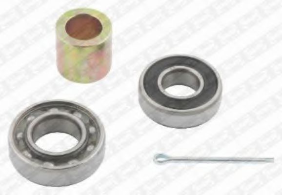 Подшипник ступицы колеса | зад | - SNR R177.08
