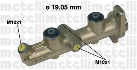 Главный тормозной цилиндр - Metelli 05-0036