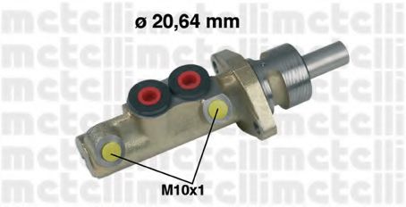Главный тормозной цилиндр - Metelli 05-0156