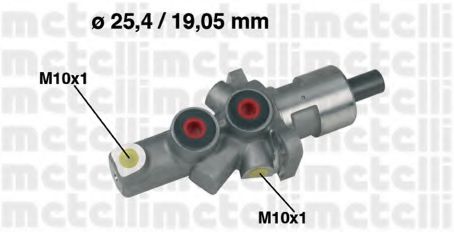 Главный тормозной цилиндр - Metelli 05-0176