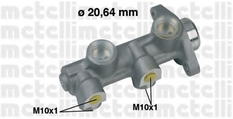 Главный тормозной цилиндр - Metelli 05-0186