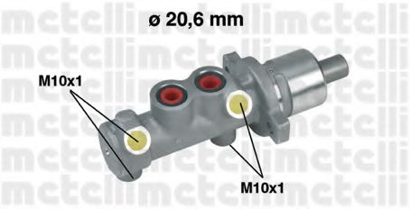Главный тормозной цилиндр - Metelli 05-0199