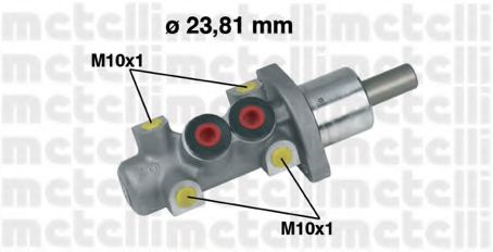 Главный тормозной цилиндр - Metelli 05-0247