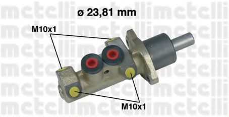 Главный тормозной цилиндр - Metelli 05-0253