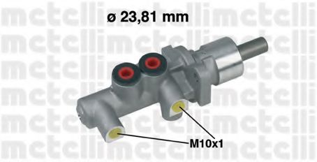 Главный тормозной цилиндр - Metelli 05-0255