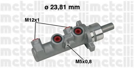 Главный тормозной цилиндр - Metelli 05-0317