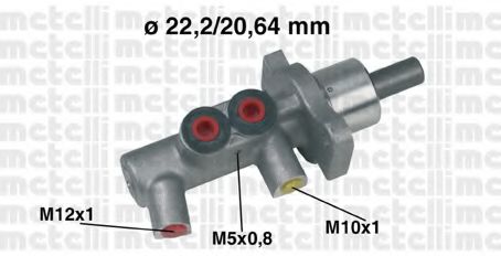 Главный тормозной цилиндр - Metelli 05-0383