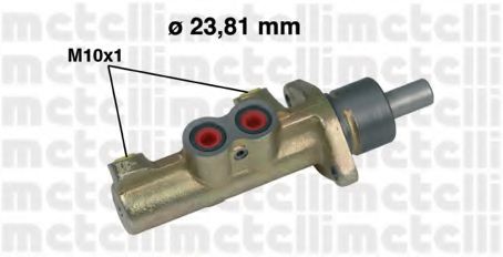 Главный тормозной цилиндр - Metelli 05-0411