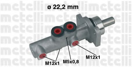 Главный тормозной цилиндр - Metelli 05-0437