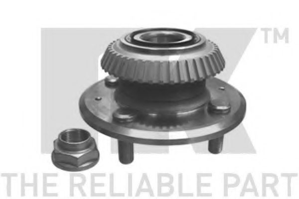 Комплект подшипника ступицы колеса | зад | - NK 764007