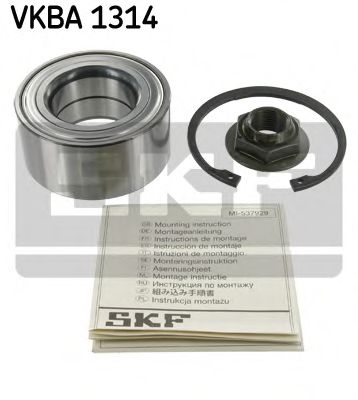 Комплект подшипника ступицы колеса | зад | - SKF VKBA 1314