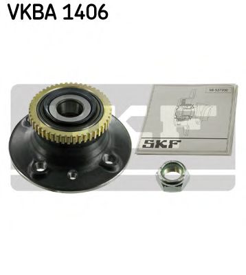 Комплект подшипника ступицы колеса | зад | - SKF VKBA 1406