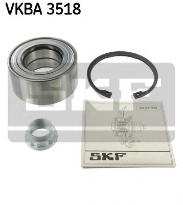 Комплект подшипника ступицы колеса | перед | - SKF VKBA 3518