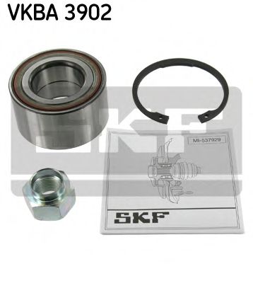 Подшипник ступицы колеса (комплект) | перед | - SKF VKBA 3902