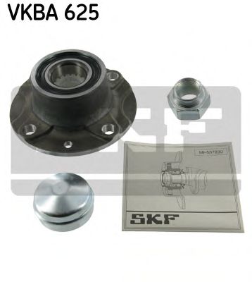 Комплект подшипника ступицы колеса | зад лев | - SKF VKBA 625