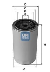 Фильтр масляный - Ufi 23.130.01