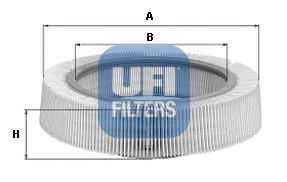 Фильтр воздушный - Ufi 30.992.00