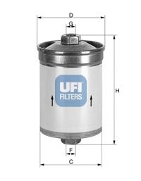 Фильтр топливный - Ufi 31.502.00