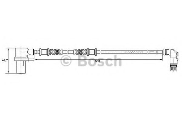 Датчик частоты вращения колеса - Bosch 0 265 006 264