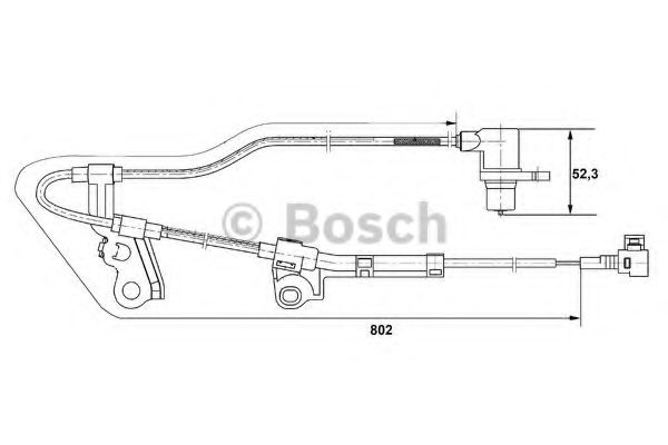 Датчик ABS - Bosch 0265006676