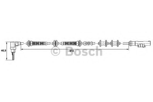 Датчик ABS | перед | - Bosch 0 265 007 448