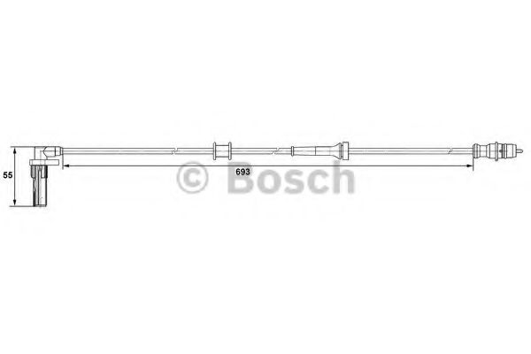 Датчик частоты вращения колеса - Bosch 0 265 007 531