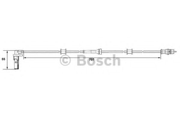 Датчик частоты вращения колеса - Bosch 0 265 007 532