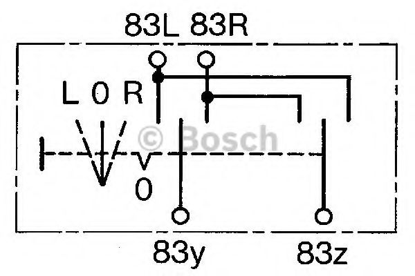 Блок переключателей управления стеклоподъемником - Bosch 0 343 302 003