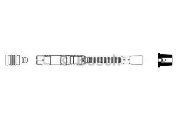 Провод высоковольтный - Bosch 0 356 913 017