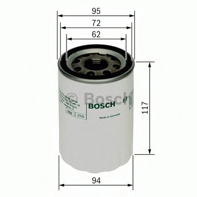 Фильтр масляный - Bosch 0 451 103 366